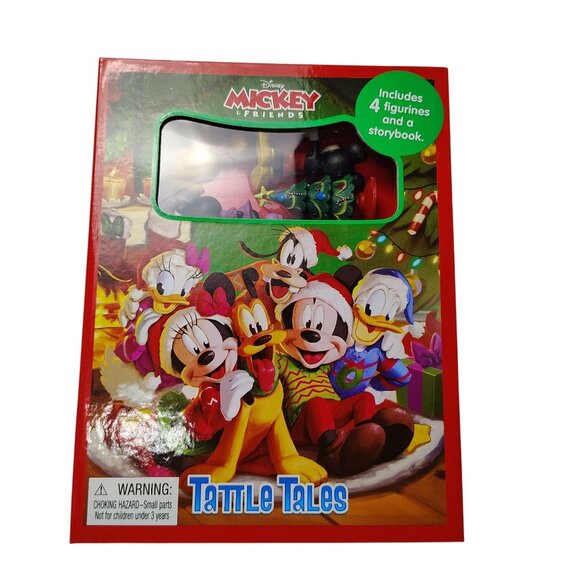Disney Mickey and Friends Tattle Tales Storybook Set With 4 Figurines - Picture 9 of 9